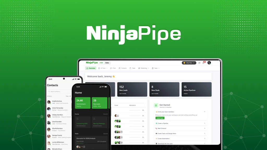 Ninjapipe CRM Lifetime Deal: Unlock Infinite Growth!